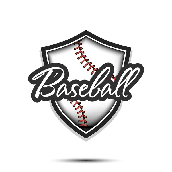 Modèle de conception logo baseball — Image vectorielle