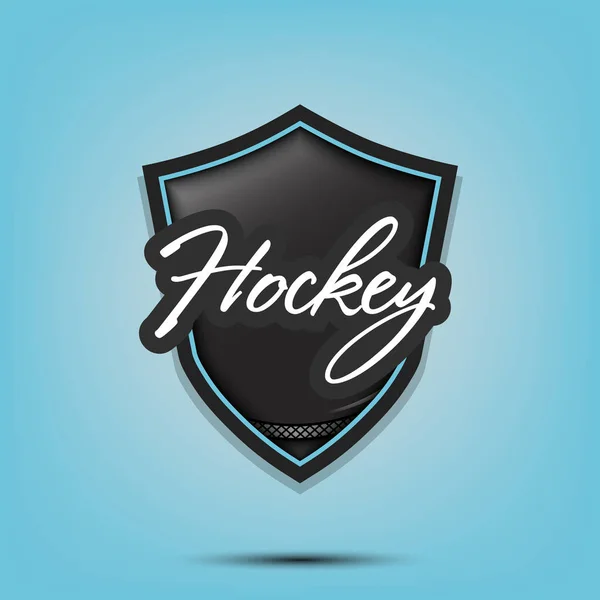 Шаблон логотипа хоккея — стоковый вектор