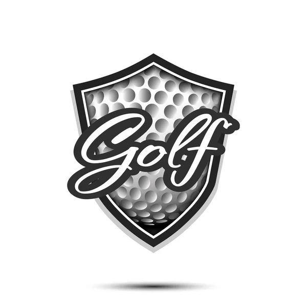 Golf Logo Design-Vorlage — Stockvektor