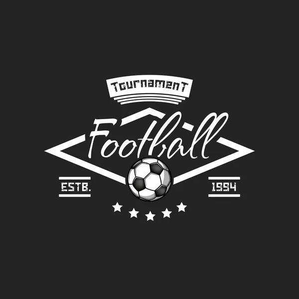 Vorlage für das Design des Fußballlogos — Stockvektor