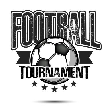 Futbol logosu tasarım şablonu