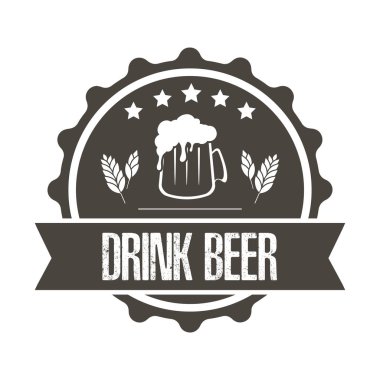  Bira logo şablonu tasarımı