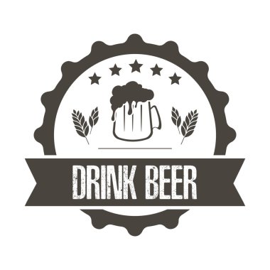  Bira logo şablonu tasarımı