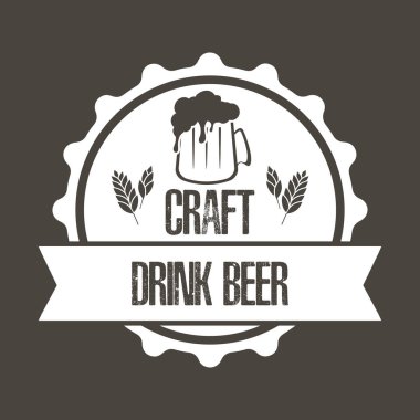  Bira logo şablonu tasarımı