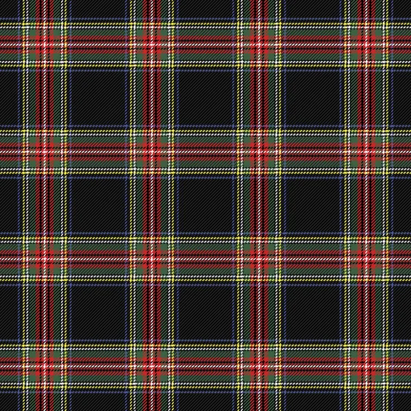 Tartan Stewart Royal plaid. Scottish cage — Stock Vector