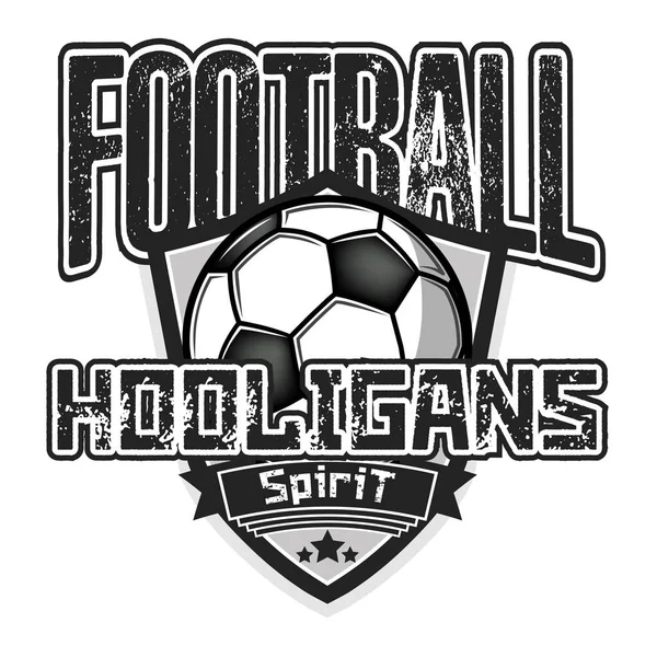 Futbol logosu. Futbol holiganruhu 