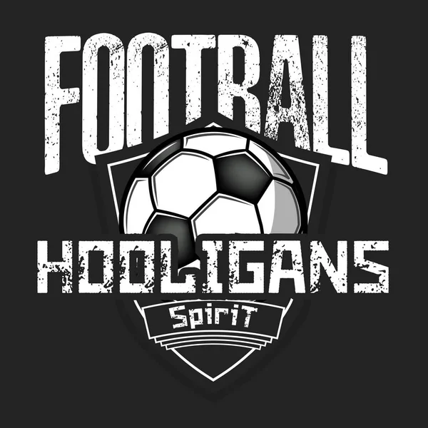 Futbol logosu. Futbol holiganruhu 
