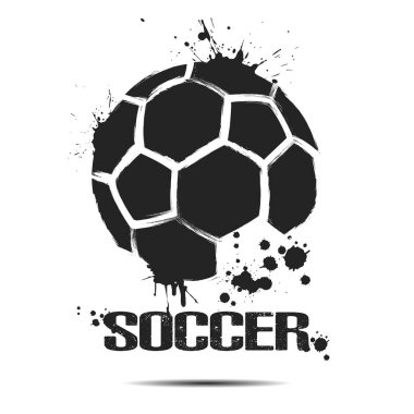 Soyut futbol topu simgesi