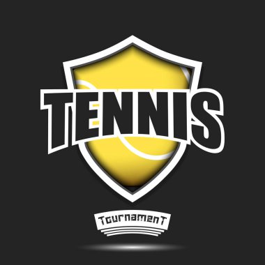 Tenis logo tasarım şablonu