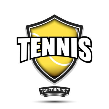 Tenis logo tasarım şablonu