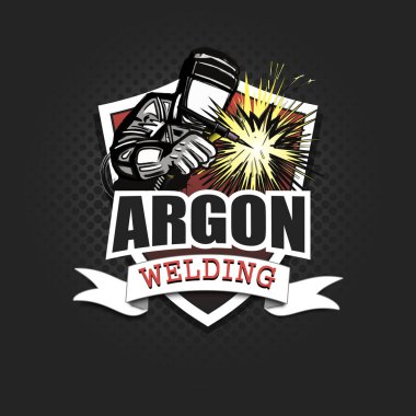 Argon kaynak logo şablonu tasarımı