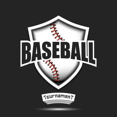 Beyzbol logo tasarım şablonu