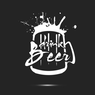 Bira logo şablonu tasarımı