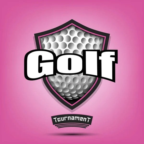 Szablon logo Golf Design — Wektor stockowy