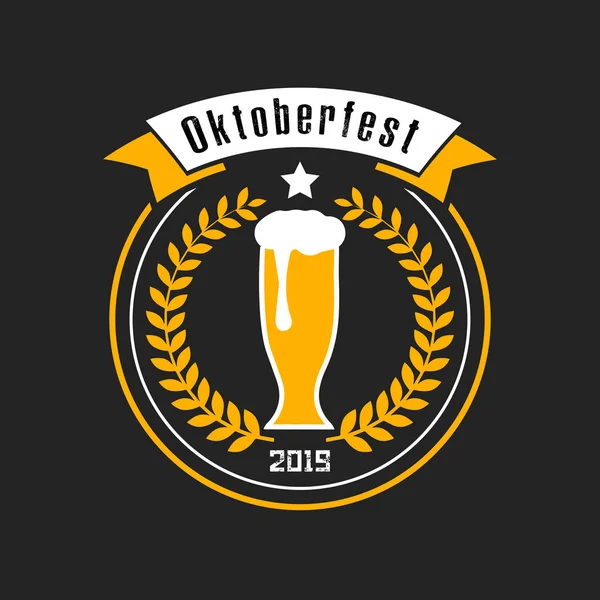 Plantilla de diseño Oktoberfest — Archivo Imágenes Vectoriales