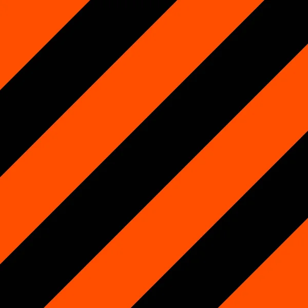 Vzorek černého a oranžového šikmení pruhů — Stockový vektor
