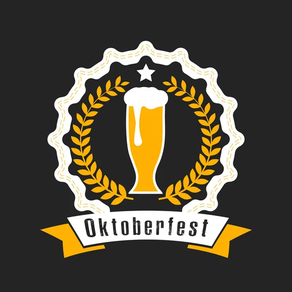 Plantilla de diseño Oktoberfest — Archivo Imágenes Vectoriales