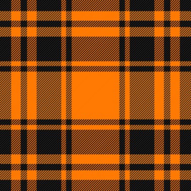 Cadılar Bayramı ekose kumaşı. İskoç kafesi arkaplanı