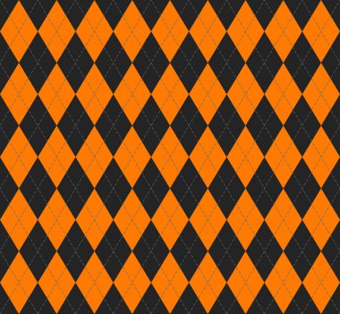 Cadılar Bayramı argyle ekose. İskoç kafesi arkaplanı