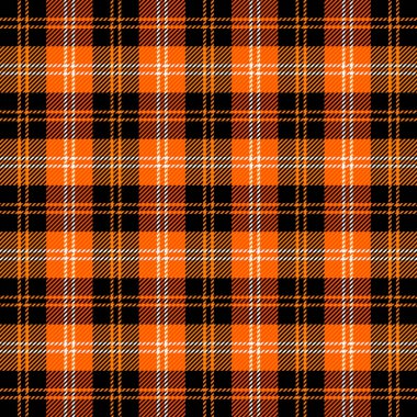 Cadılar Bayramı ekose kumaşı. İskoç kafesi arkaplanı