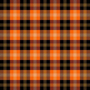 Cadılar Bayramı ekose kumaşı. İskoç kafesi arkaplanı