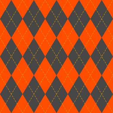 Cadılar Bayramı argyle ekose. İskoç kafesi arkaplanı