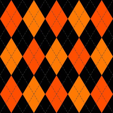 Cadılar Bayramı argyle ekose. İskoç kafesi arkaplanı