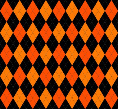 Cadılar Bayramı argyle ekose. İskoç kafesi arkaplanı