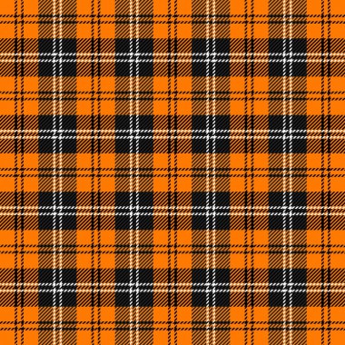 Cadılar Bayramı ekose kumaşı. İskoç kafesi arkaplanı