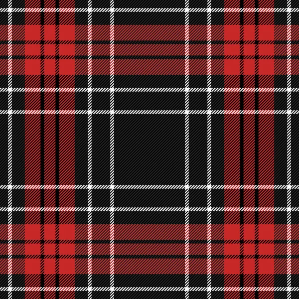 Julnyår Tartan. Mönster för skotsk bur — Stock vektor