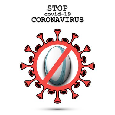 Coronavirus ragbi topuyla imzaladı.
