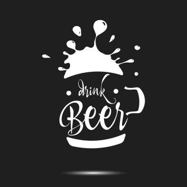 Bira logosu şablonu tasarımını iç