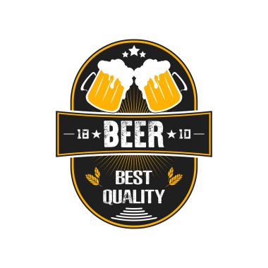 Bira logosu tasarım şablonu