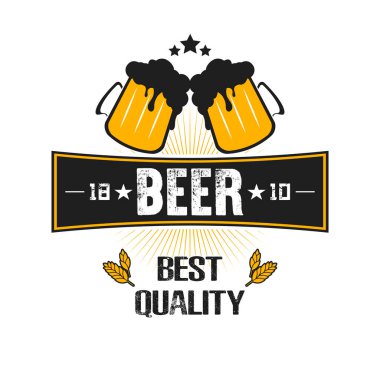 Bira logosu tasarım şablonu