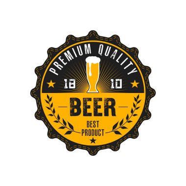 Bira logosu tasarım şablonu