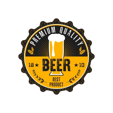 Bira logosu tasarım şablonu