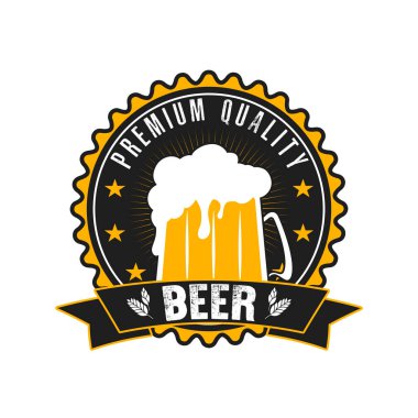 Bira logosu tasarım şablonu