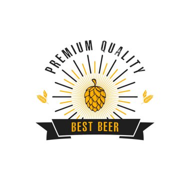 Bira logosu tasarım şablonu