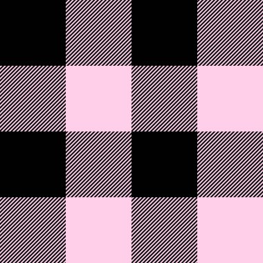 Tartan deseni. Sevgililer Günü Pembe ekose