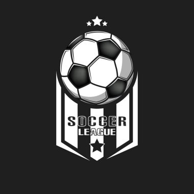 Futbol logosu tasarım şablonu