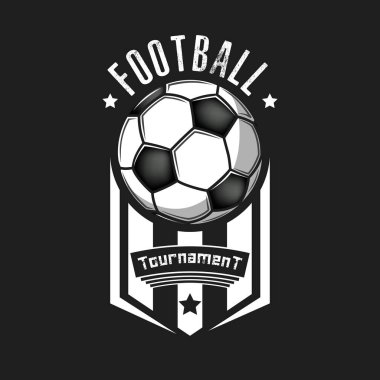 Futbol logosu tasarım şablonu