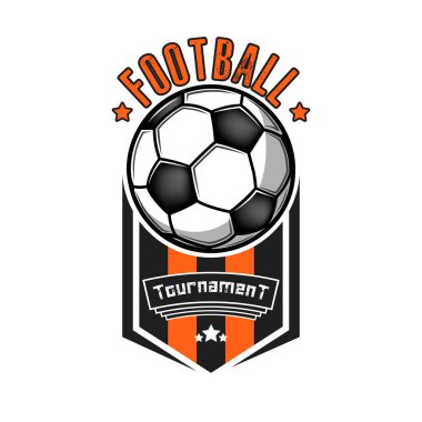 Futbol logosu tasarım şablonu