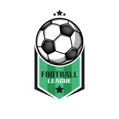 Futbol logosu tasarım şablonu