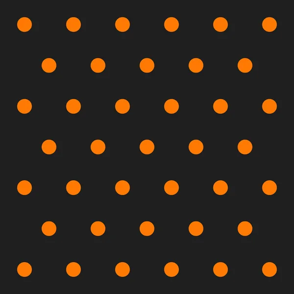 Polka Dots mit Halloween-Muster — Stockvektor