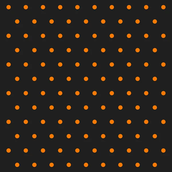 Polka Dots mit Halloween-Muster — Stockvektor