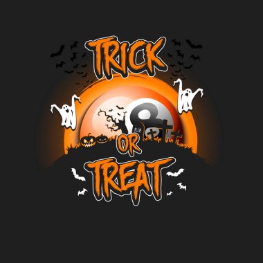 Cadılar Bayramı modeli. Şeker mi şaka mı ve bilardo topu