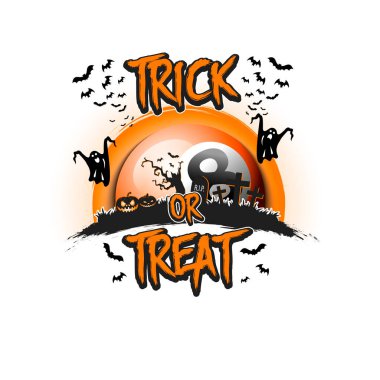 Cadılar Bayramı modeli. Şeker mi şaka mı ve bilardo topu