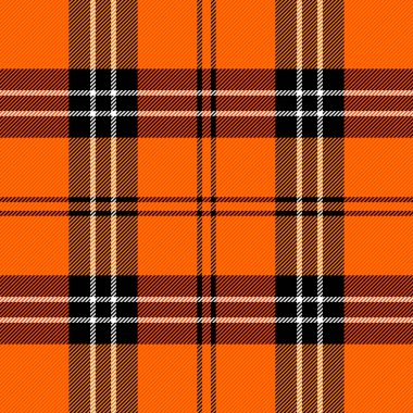 Cadılar Bayramı ekose kumaşı. İskoç kafesi arkaplanı