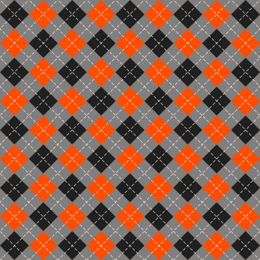 Cadılar Bayramı argyle ekose. İskoç kafesi arkaplanı