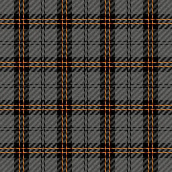 Halloween Tartan plaid. Scottish cage background — Stock Vector